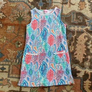 Fun coral Lilly Pulitzer sleeveless dress